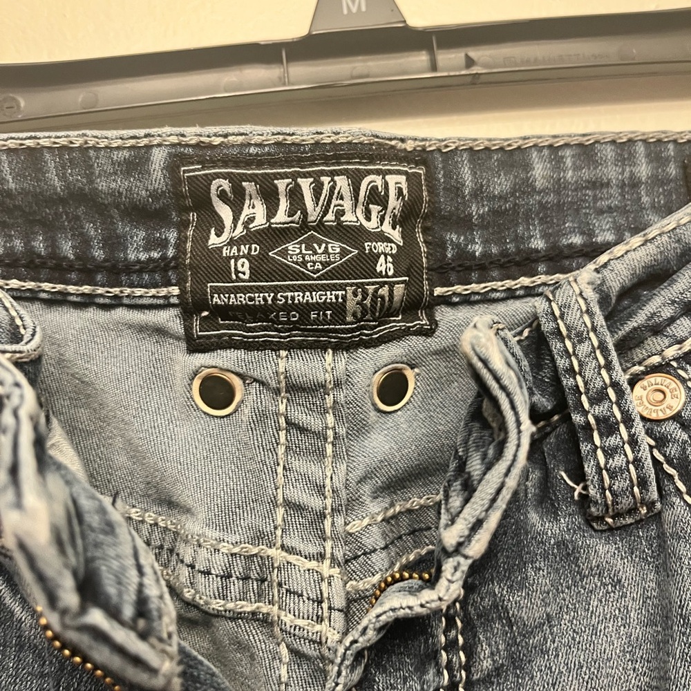 Salvage Anarchy Straight Relaxed Fit Jeans